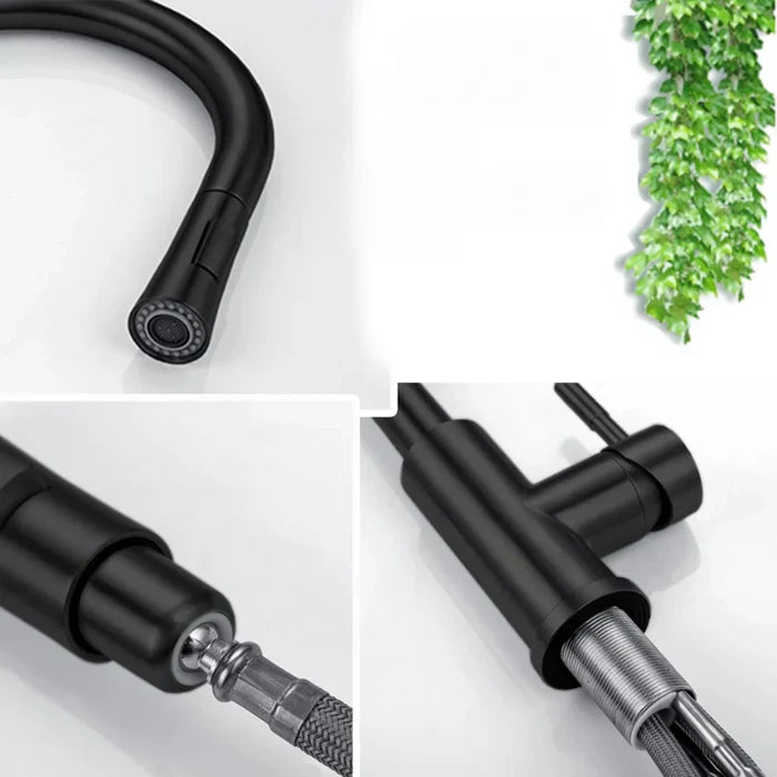 Sensor-Küchenarmatur mit ausziehbarer Brause – Berührungslose Mischbatterie für moderne Küchen | Restfield