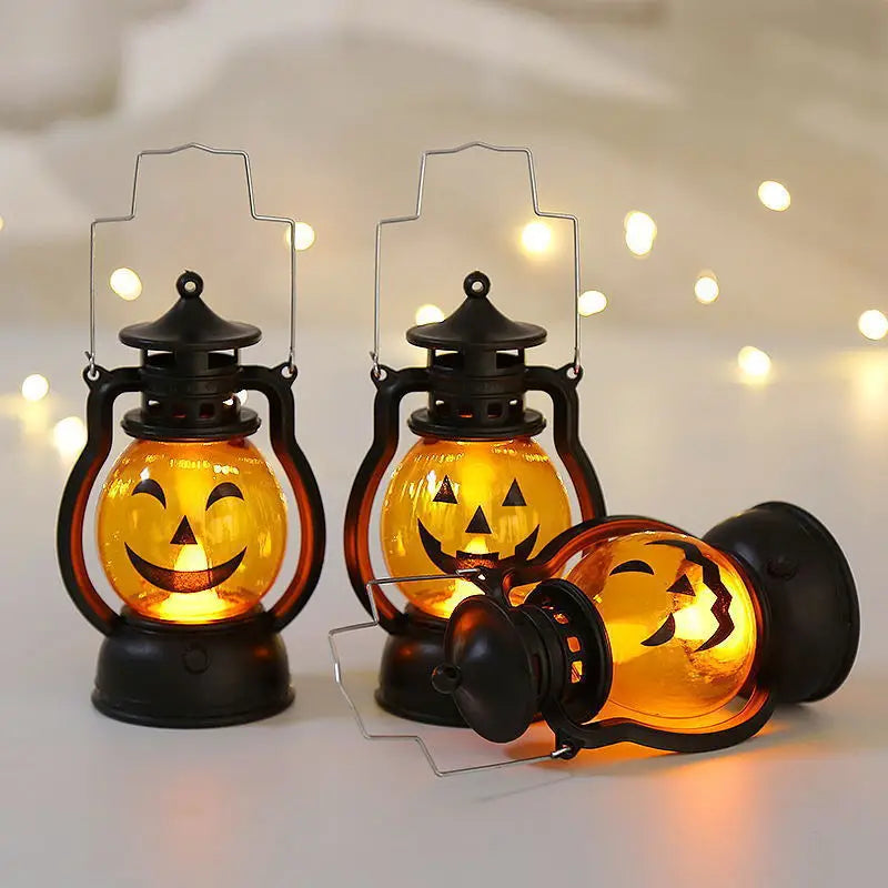 LED Spookjesboom met Pompoenen en Spin Halloween Decoratie Feestverlichting Sfeer Griezelige Interieur Accessoire | Sansoti