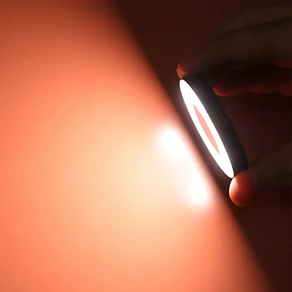 Magnetic LED Photo Light Portable Dimmable Rechargeable for Selfies Video Content Creation | Sansoti