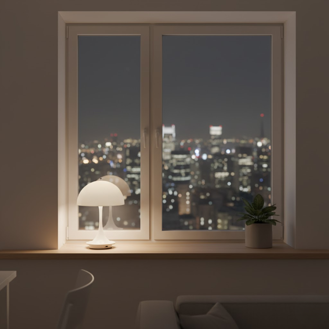 Lampe de table sans fil avec éclairage LED, rechargeable et design scandinave | Restfield