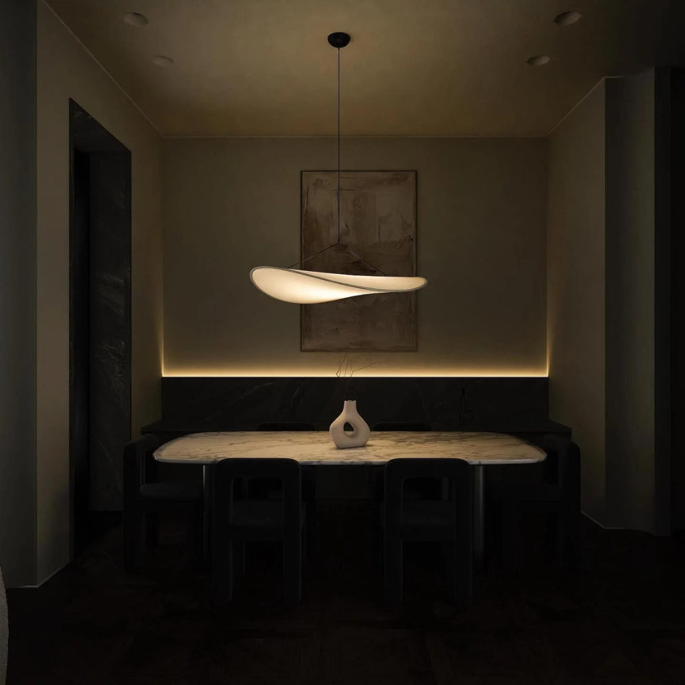 Hanglamp Japandi Handgeweven Zijde Wit Ø40 Ø60 Ø80 Slaapkamer Eetkamer | Sansoti
