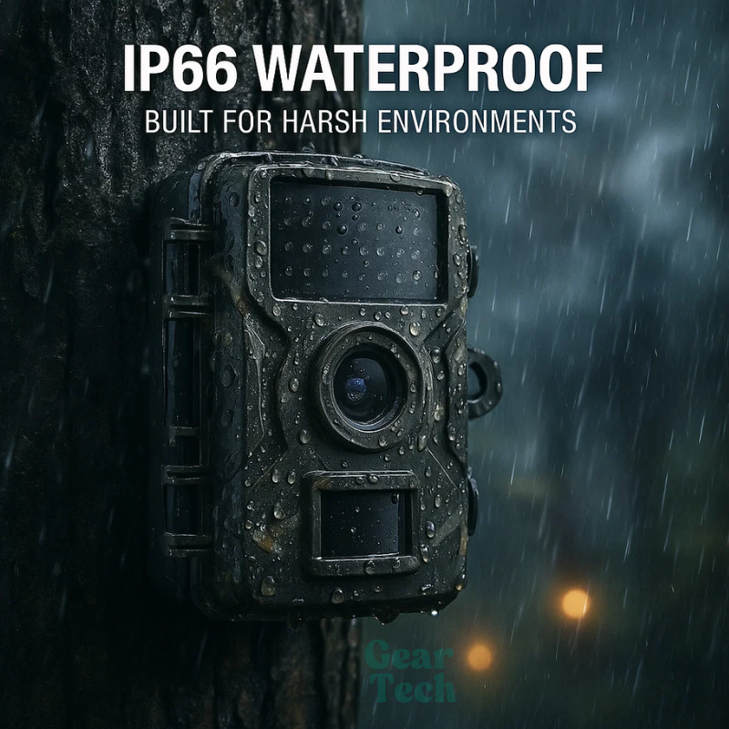 Wildlife Bewegingscamera met Nachtzicht 16MP 1080p voor Tuin Natuurfotografie Waterdicht IP66 | Sansoti