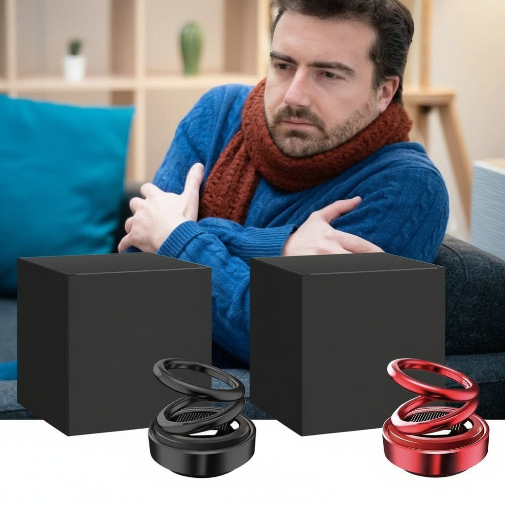 Compacte Ruimteverwarmer met Dubbele Ophangring voor Auto en Interieur USB Oplaadbaar Draagbaar Warmteapparaat | Sansoti