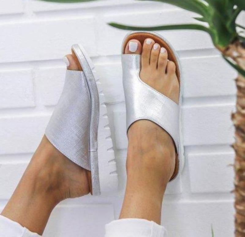 Orthopedische Dames Teenslippers met Voetbed Ondersteuning Meerkleurig | Sansoti