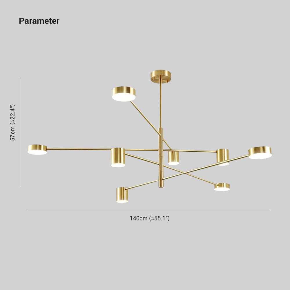 Industriële Hanglamp Takstructuur Metaal LED Verlichting Woonkamer Slaapkamer Eetkamer Modern Zwart Goud | Sansoti