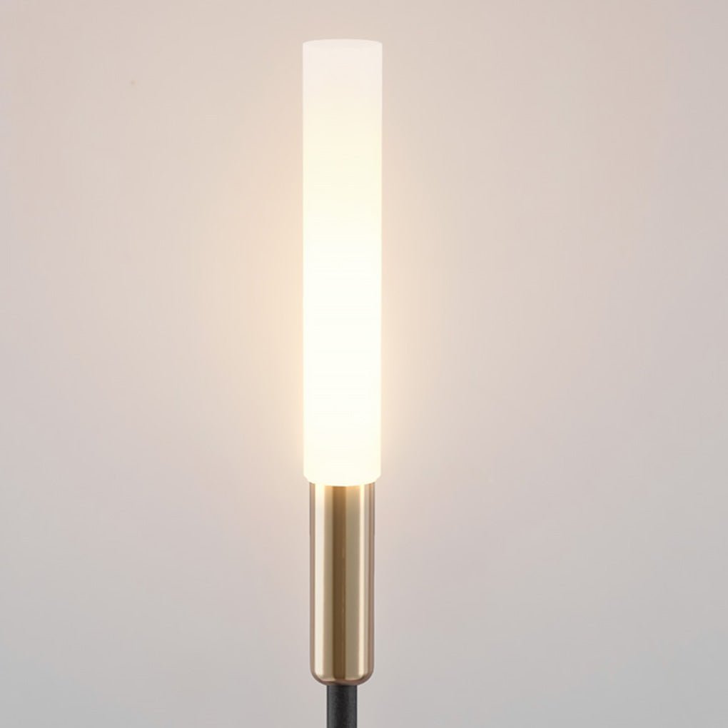 Solar-LED-Schilflampen, 6-teiliges Set, schwarz-gold, wasserdicht, Gartenbeleuchtung, Außenleuchten, stimmungsvolles Licht, Solarenergie | Sansoti