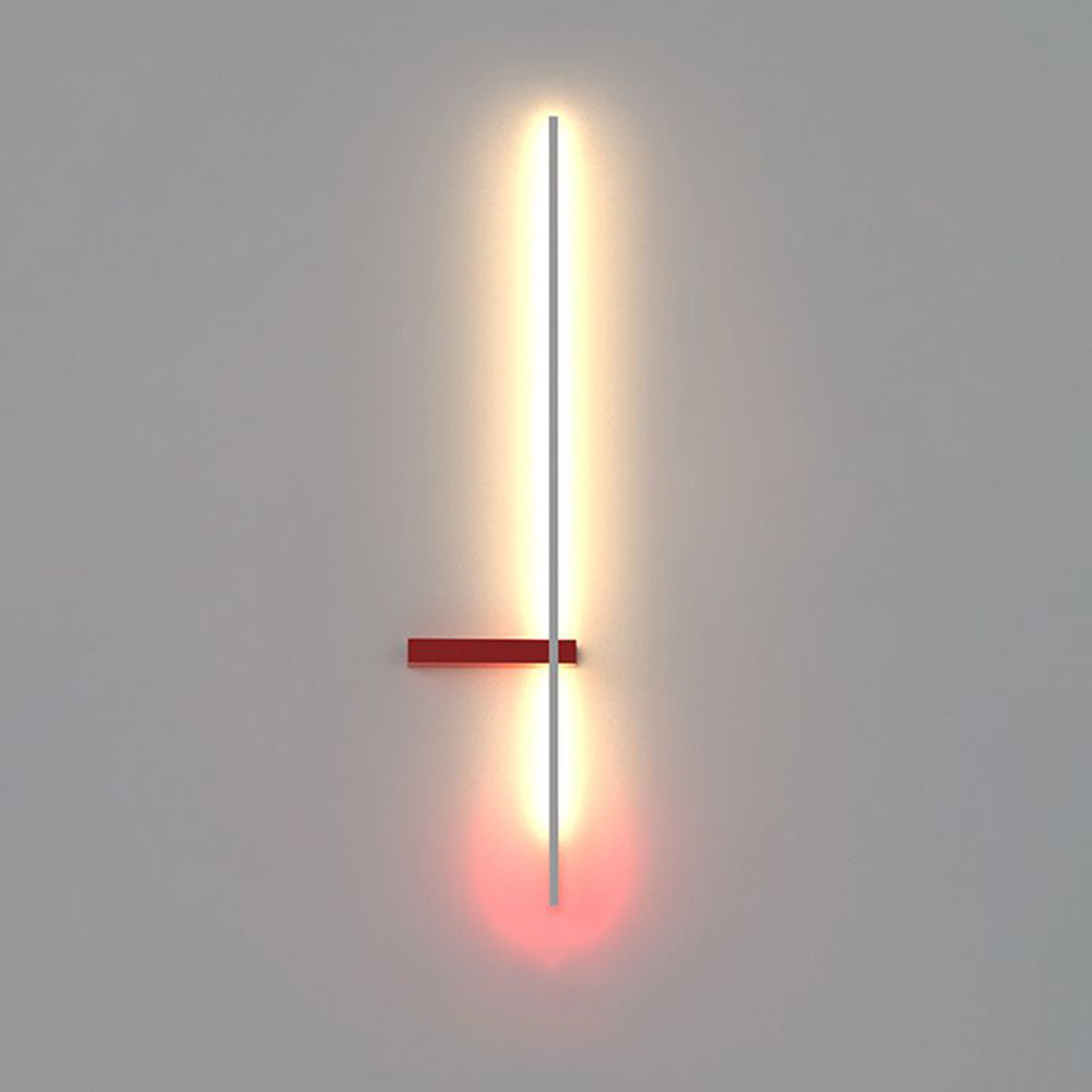 Linear Wall Lamp Multicolor Minimalist Metal Acrylic LED 60/90cm Dining Room Living Room Study | Sansoti