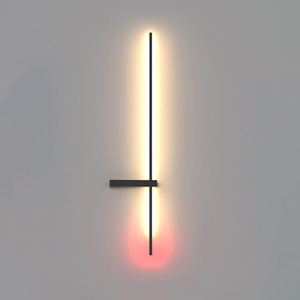Linear Wall Lamp Multicolor Minimalist Metal Acrylic LED 60/90cm Dining Room Living Room Study | Sansoti