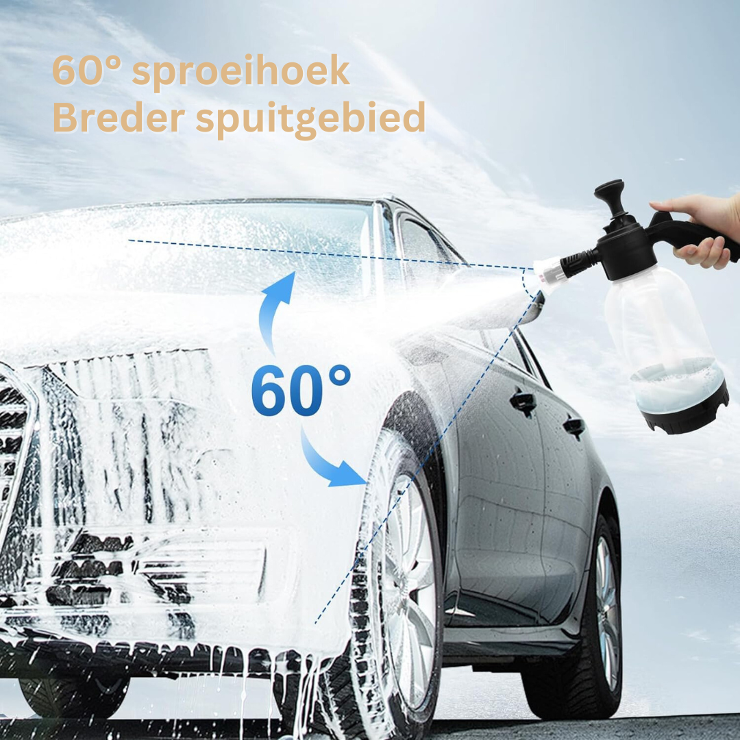 Schuimsproeier voor Autoreiniging – 3 Spuitkoppen voor Dieptereiniging – Wit of Zwart | Sansoti