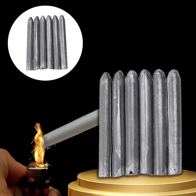 Aluminium Lasstaafset (10 Stuks) – Repareer Metalen Oppervlakken met Aansteker of Brander | Sansoti
