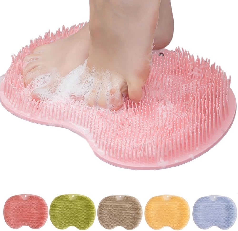 Fußmassage Duschmatte mit Saugnäpfen – freihändiges Fußpeeling & Massage | Restfield
