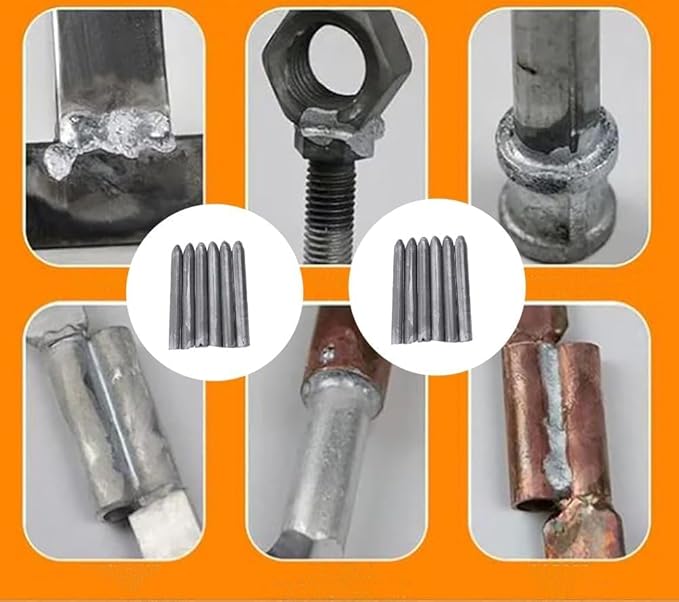 Aluminium Lasstaafset (10 Stuks) – Repareer Metalen Oppervlakken met Aansteker of Brander | Sansoti