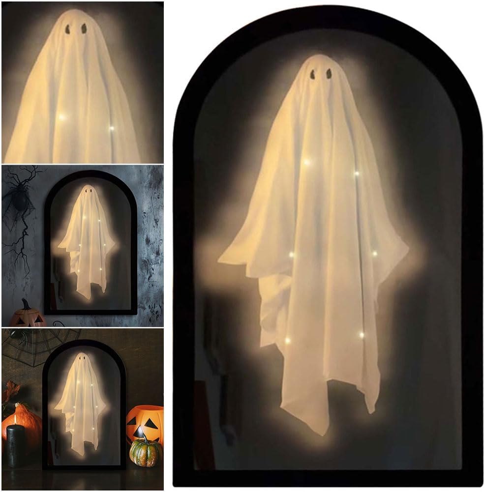 Hologram Ghost Wall Mirror Halloween Decoration Living Room Wall Decor Party Decoration Spooky Interior | Sansoti