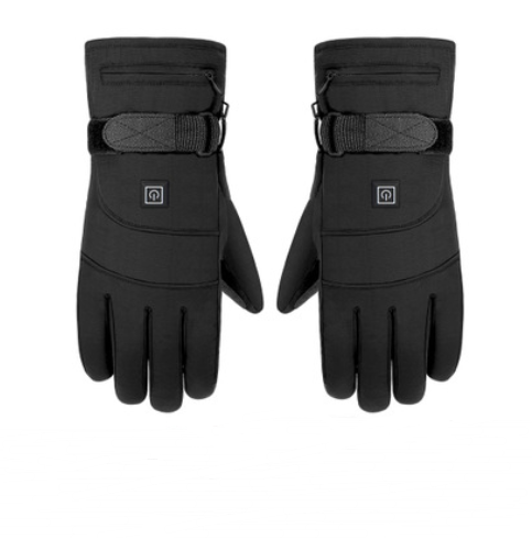 Heated Gloves Touchscreen Waterproof Thermal Winter Gloves Skiing Motorcycling Outdoor Sports | Sansoti