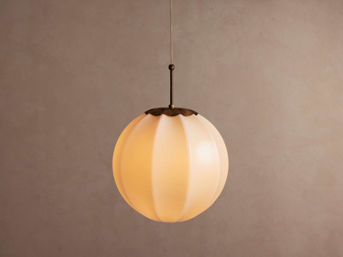 Suspension en verre blanc crème et laiton, style vintage, 12-20 cm, pour salle à manger, entrée et pièce à vivre, éclairage d’ambiance rétro | Sansoti