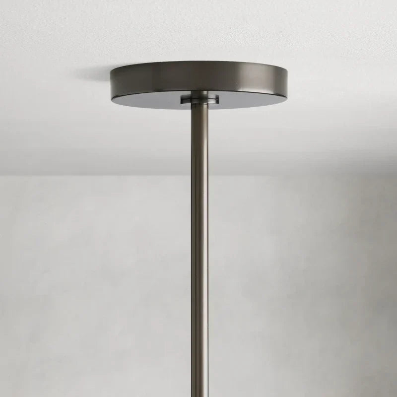 Lustre à boules en verre soufflé à la main avec effet de bulles, laiton, noir, nickel, suspensions réglables | Sansoti