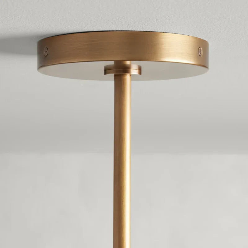 Lustre à boules en verre soufflé à la main avec effet de bulles, laiton, noir, nickel, suspensions réglables | Sansoti