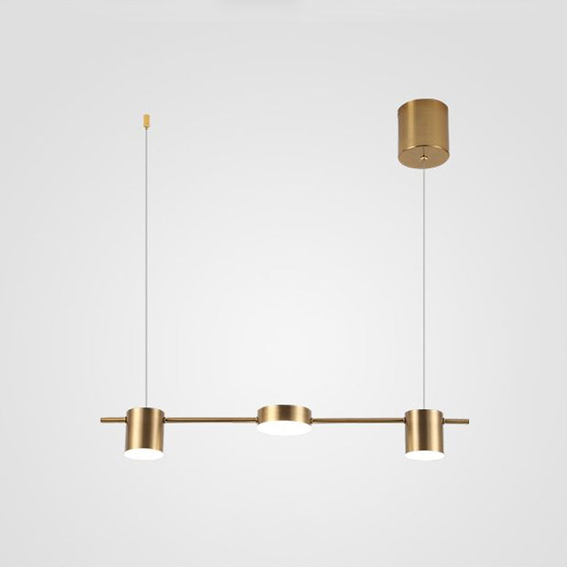 Hängeleuchte Aluminium Schwarz Gold LED 3 5 6 Flammig Küche Wohnzimmer Esszimmer Deckenlampe Strahler Industrial Modern | Restfield