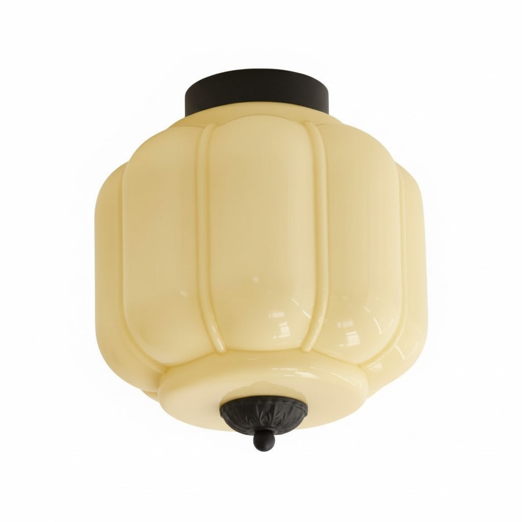 Plafondlamp Melkglas Glazen Kap Moderne Verlichting Scandinavische Stijl Woonkamer Eetkamer Slaapkamer Flush Mount | Sansoti