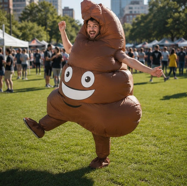 Inflatable Party Costume Emoji Character Halloween Funny Party Outfit Cosplay Fancy Dress Carnival | Sansoti