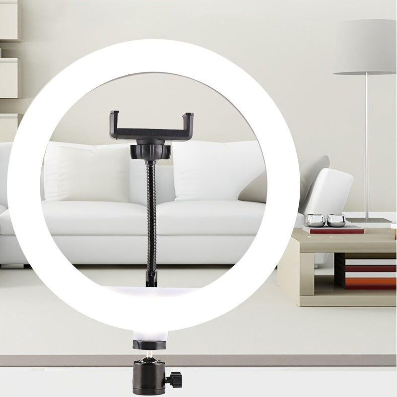 LED-ringlamp 26 cm met verstelbaar statief 55 cm voor fotografie en video | Sansoti