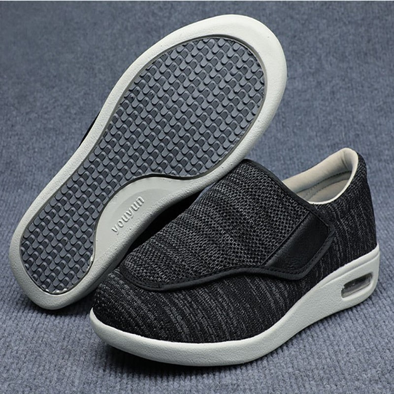 Chaussures ajustables extra larges pour pieds sensibles avec semelle intérieure amovible et fermeture auto-agrippante pointure 36-46 | Sansoti