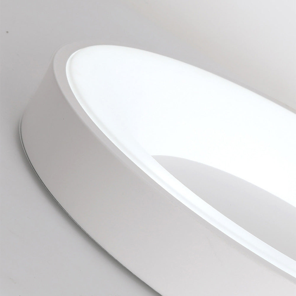 LED Deckenleuchte Rund Acryl Eisen Niedrige Räume Flur Schlafzimmer Wohnzimmer Moderne Aufbauleuchte Minimalistische Deckenbeleuchtung | Restfield