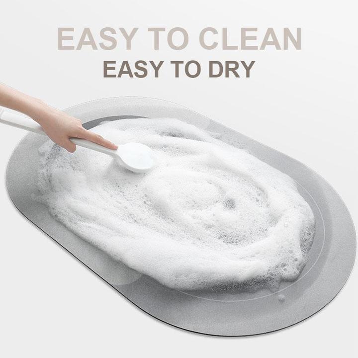 Zachte Badmat Antislip 40x60 cm | Superabsorberend Microvezel Droogloopmat voor Badkamer Keuken | Sneldrogend Vloerkleed met Antislip Onderkant | Sansoti