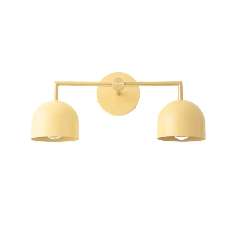 Koepelkapjes Wandlamp Modern Scandinavisch Metaal Zwart Messing 2-3 Lichtpunten Badkamer Hal Slaapkamer Sfeerverlichting | Sansoti