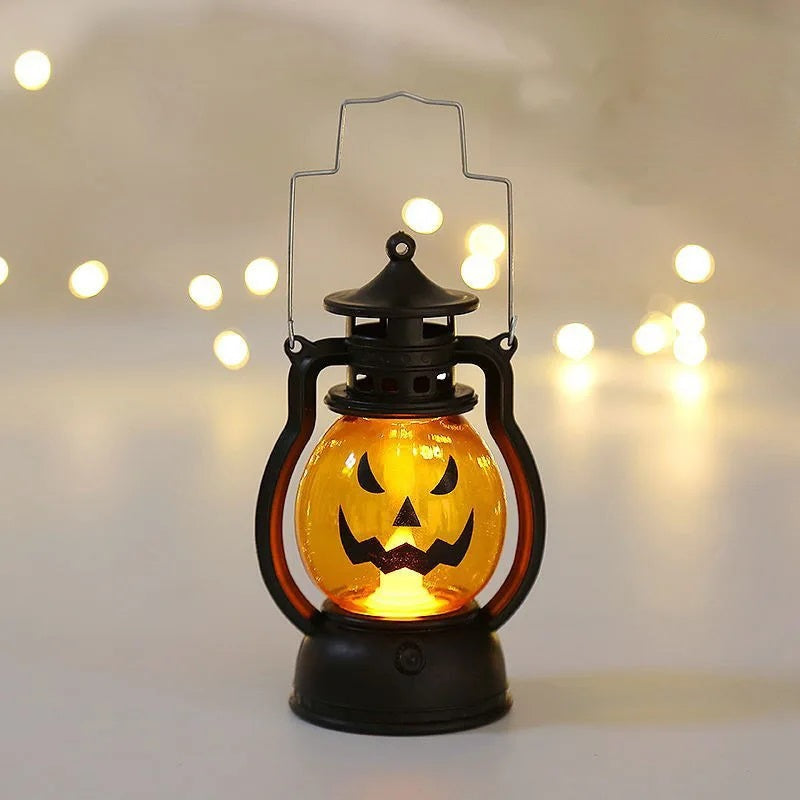 LED Spookjesboom met Pompoenen en Spin Halloween Decoratie Feestverlichting Sfeer Griezelige Interieur Accessoire | Sansoti