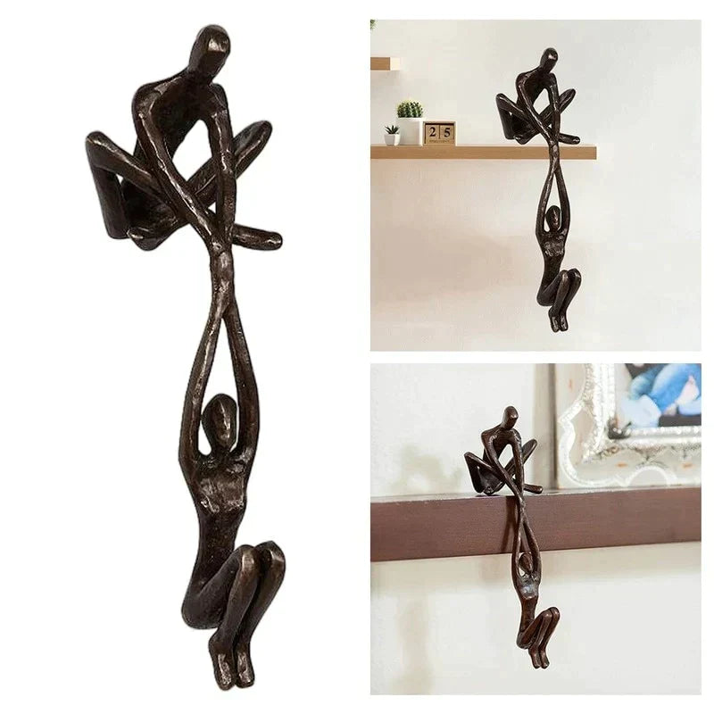 Amour et force éternels | Sculpture statuette | Décoration intérieure | Décoration unique