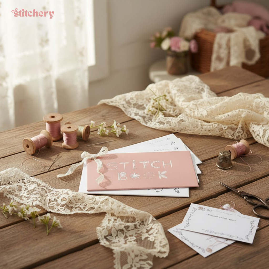 Mini Borduurboek voor Creatieve Handwerkprojecten – Leer 50+ Steektechnieken | Sansoti