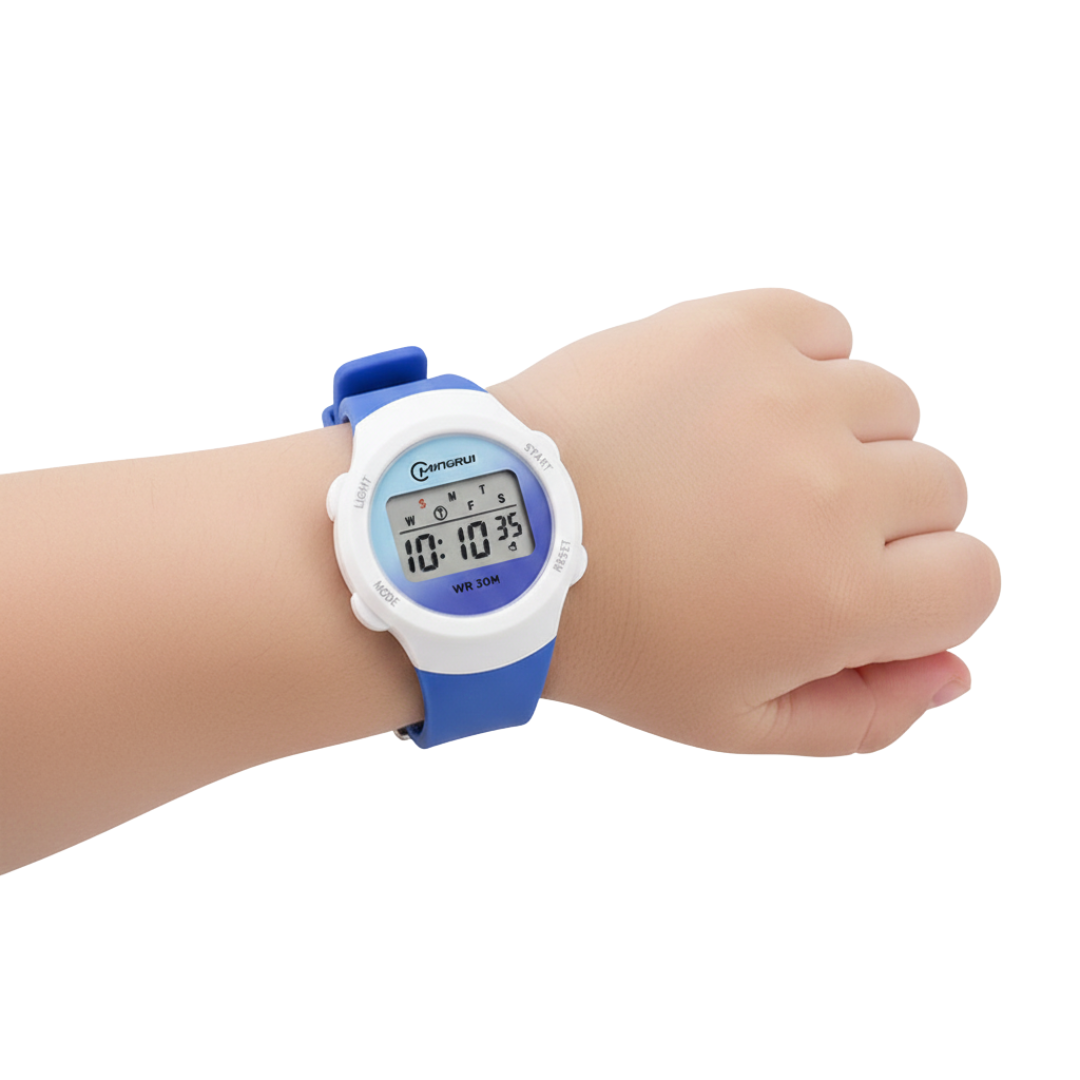 Digital Children's Watch Waterproof Sports Watch with Alarm and Stopwatch Children's Alarm Clock Wristwatch for Kids Girls Boys | Sansoti