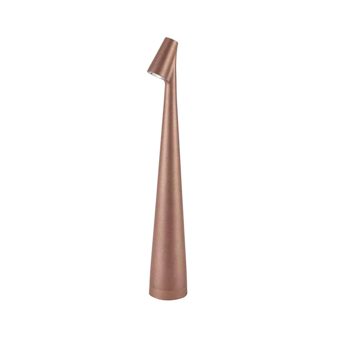 Pilar Touch Tafellamp Aluminium Rood USB Oplaadbaar Bureau Nachtkast | Sansoti