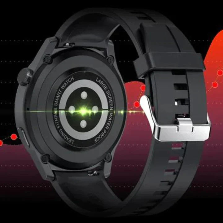 Smartwatch mit Lautsprecher, Bluetooth und Fitnessfunktionen – Luxuriöses Design für Sport und Alltag | Sansoti
