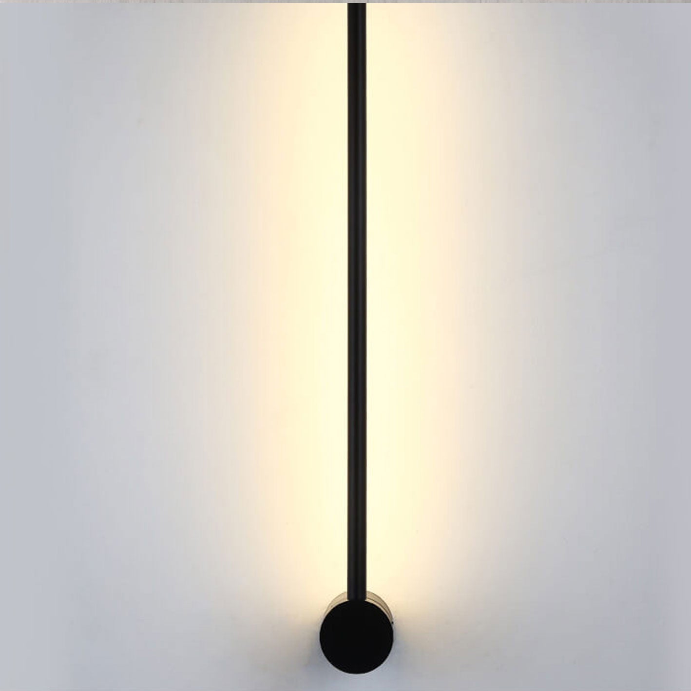Wandlamp LED Staf Aluminium Zwart Goud 60cm 80cm Woonkamer Slaapkamer Studeerkamer Lijnlamp Minimalistisch Modern Sfeerlamp | Sansoti