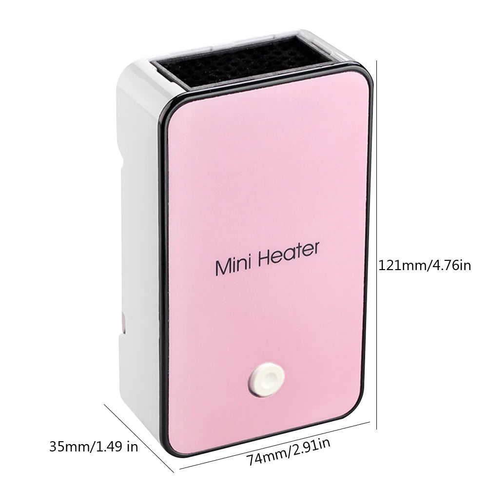 Compact Electric Space Heater with Overheat Protection for Small Spaces, Desk, Bedroom | Sansoti