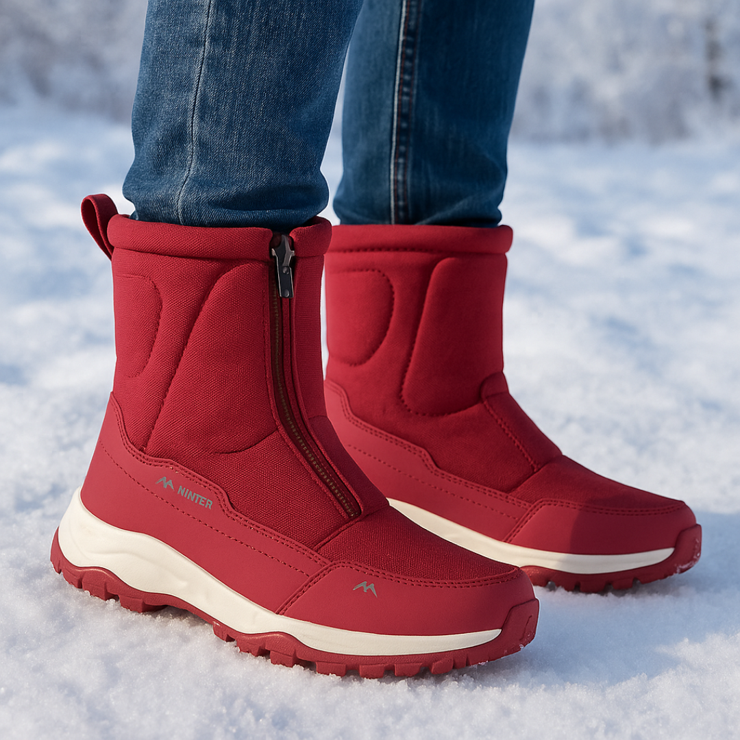 Insulated Winter Boots Waterproof with Anti-Slip Sole Snow Boots Warm-Lined Unisex Winter Outdoor | Sansoti