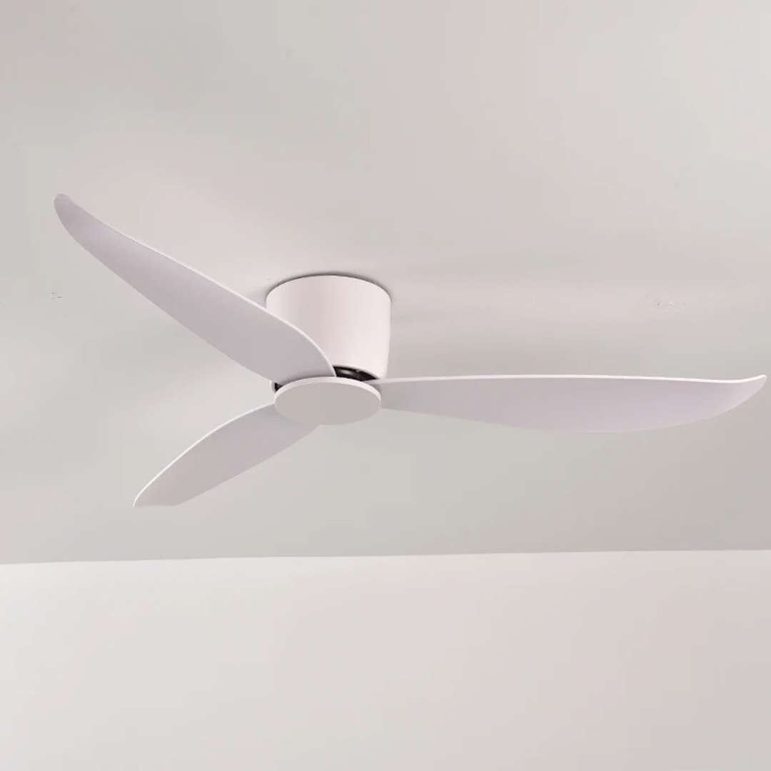 Ventilateur de plafond avec éclairage et télécommande, diamètre 106 cm, lampe LED, pour salon | Sansoti
