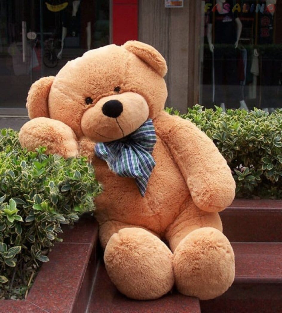 Großer Teddybär XXL 100–200 cm Weicher Plüsch-Teddybär Kinderzimmerdekoration Kuscheltier Spielzeug Geschenk | Sansoti