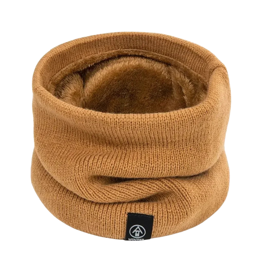 Gestrickter Nackenwärmer mit Fleecefutter Unisex-Winter-Halswärmer 2er-Pack für Outdoor-Sport und Wandern | Sansoti