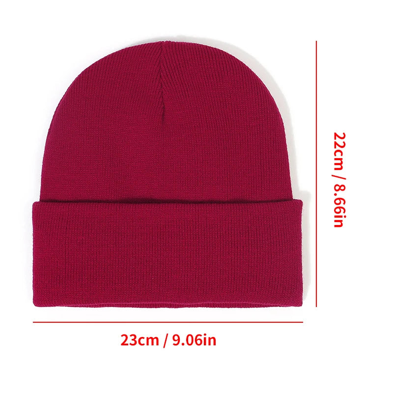 Satin-Lined Women's Hat Winter Hat Hair-Friendly Warm Knitted Beanie Ski Hat Headwear Winter Accessory | Sansoti