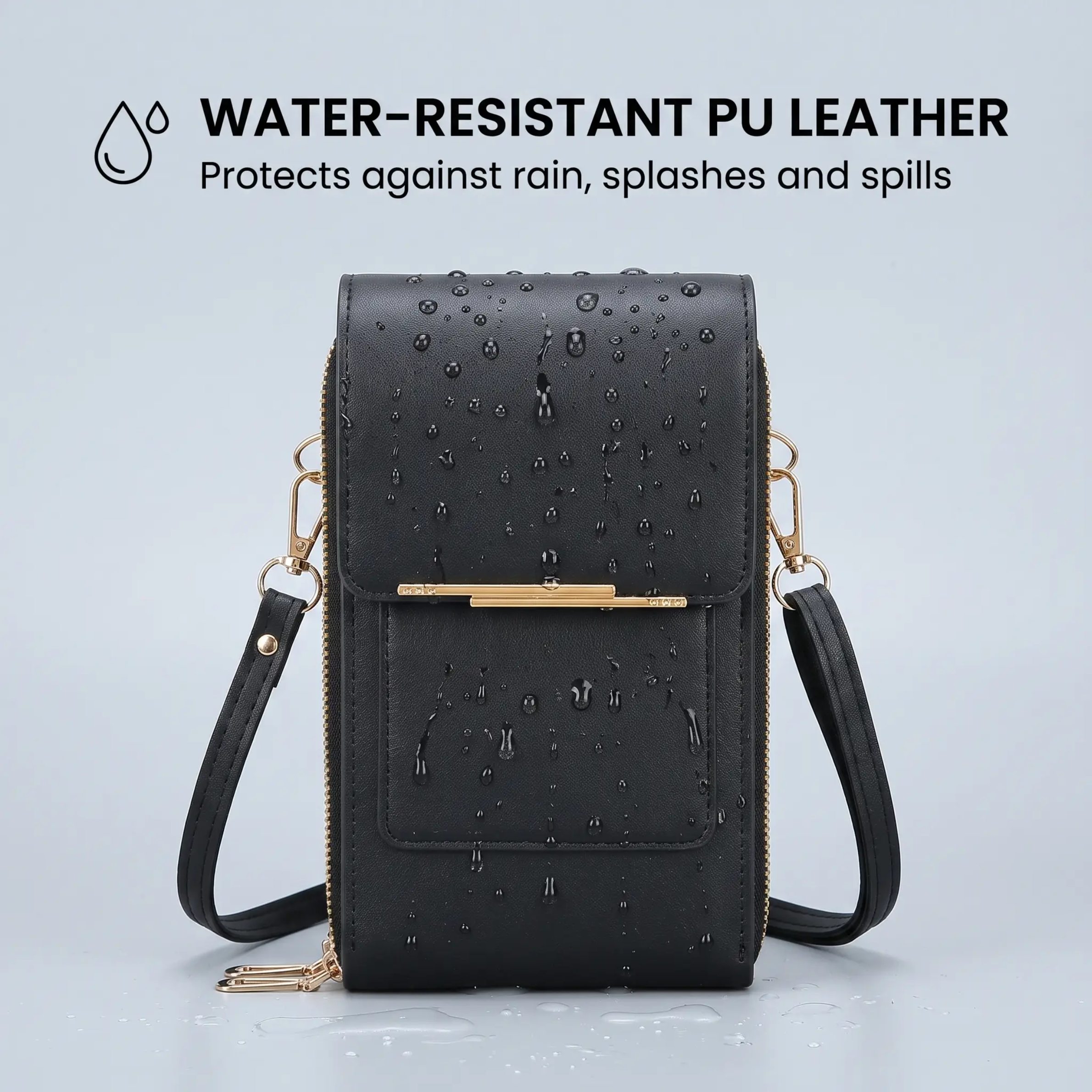 Crossbody Telefoontas met RFID-bescherming – Waterdicht – Past 6.7″ Telefoons | Sansoti