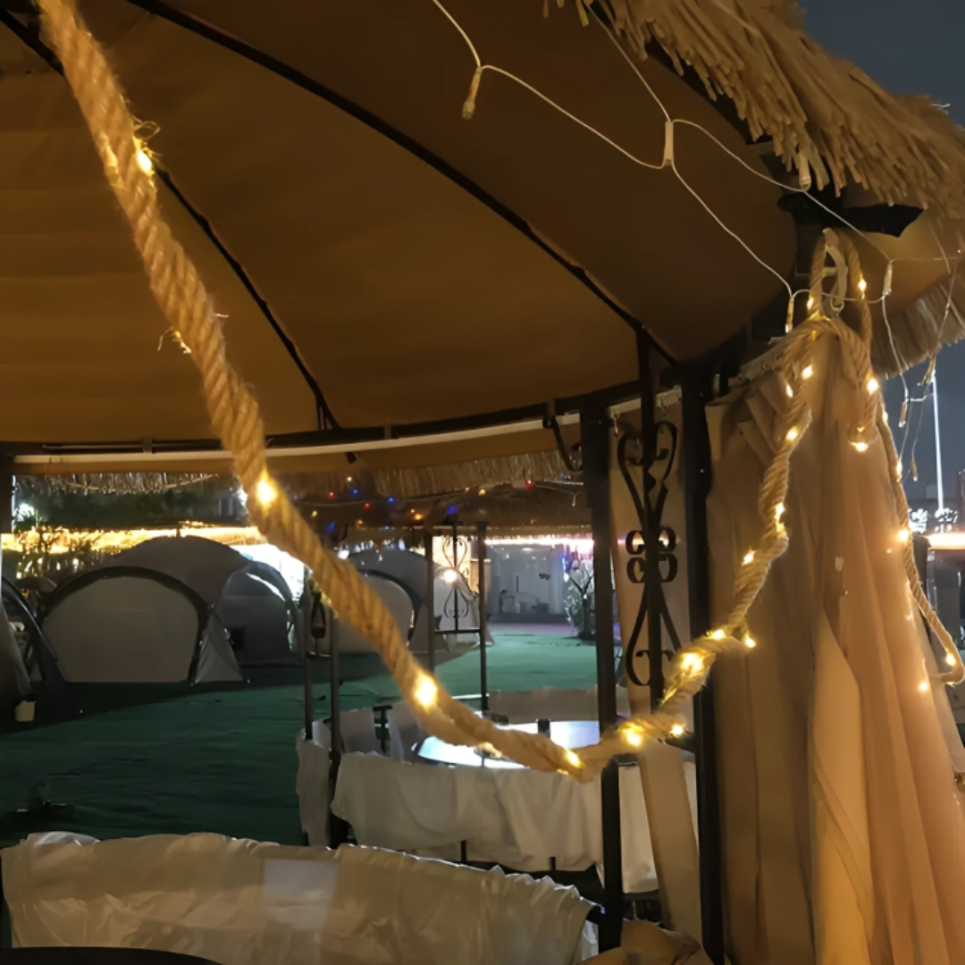 Solar Rope String Lights 5-10m LED Waterproof Garden Lighting Ambient Lights Outdoor Decoration Party Lights Patio | Sansoti