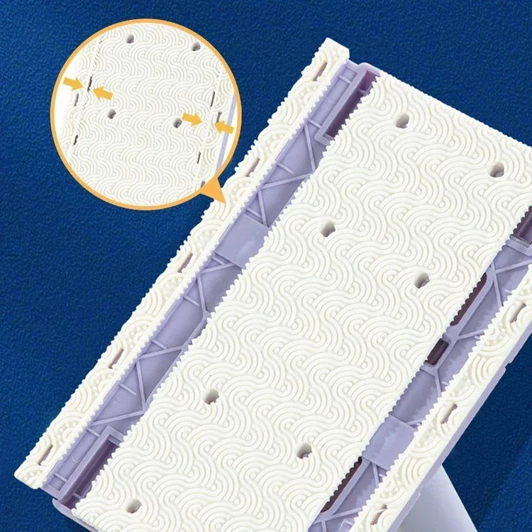 Mop with Automatic Wringing System Quick-Drying Microfiber Floor Mop for Clean, Hygienic Floor Care | Sansoti