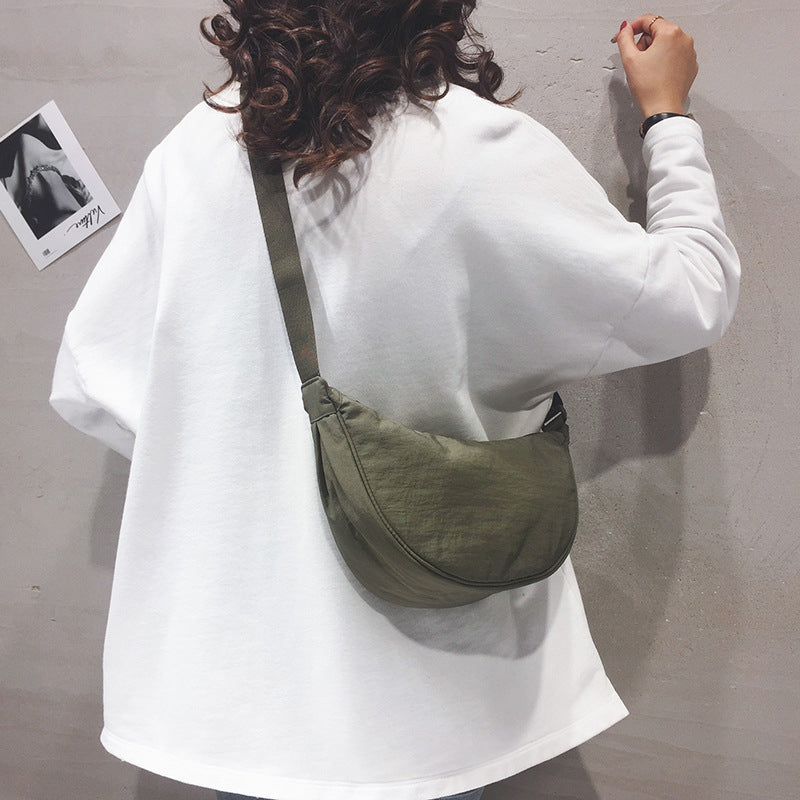 Halve Maan Schoudertas Kunstleer Elegante Damestas Crossbody Handtas Mode Accessoire Casual Dagelijks Gebruik | Sansoti