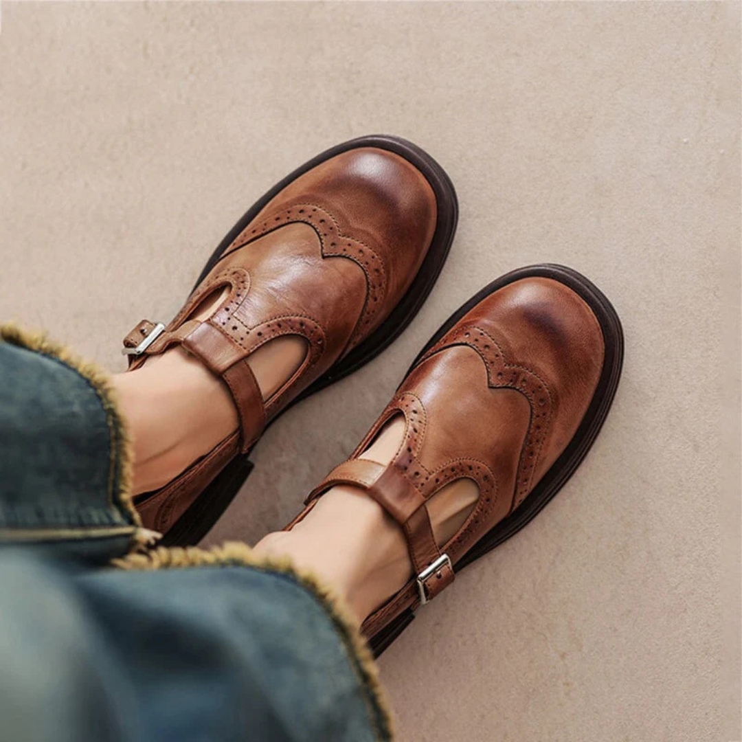 Dames Vegan Leren Schoenen Elegant Ademend Zomer Comfortabel Lichtgewicht Antislip Veelzijdig voor Casual | Sansoti