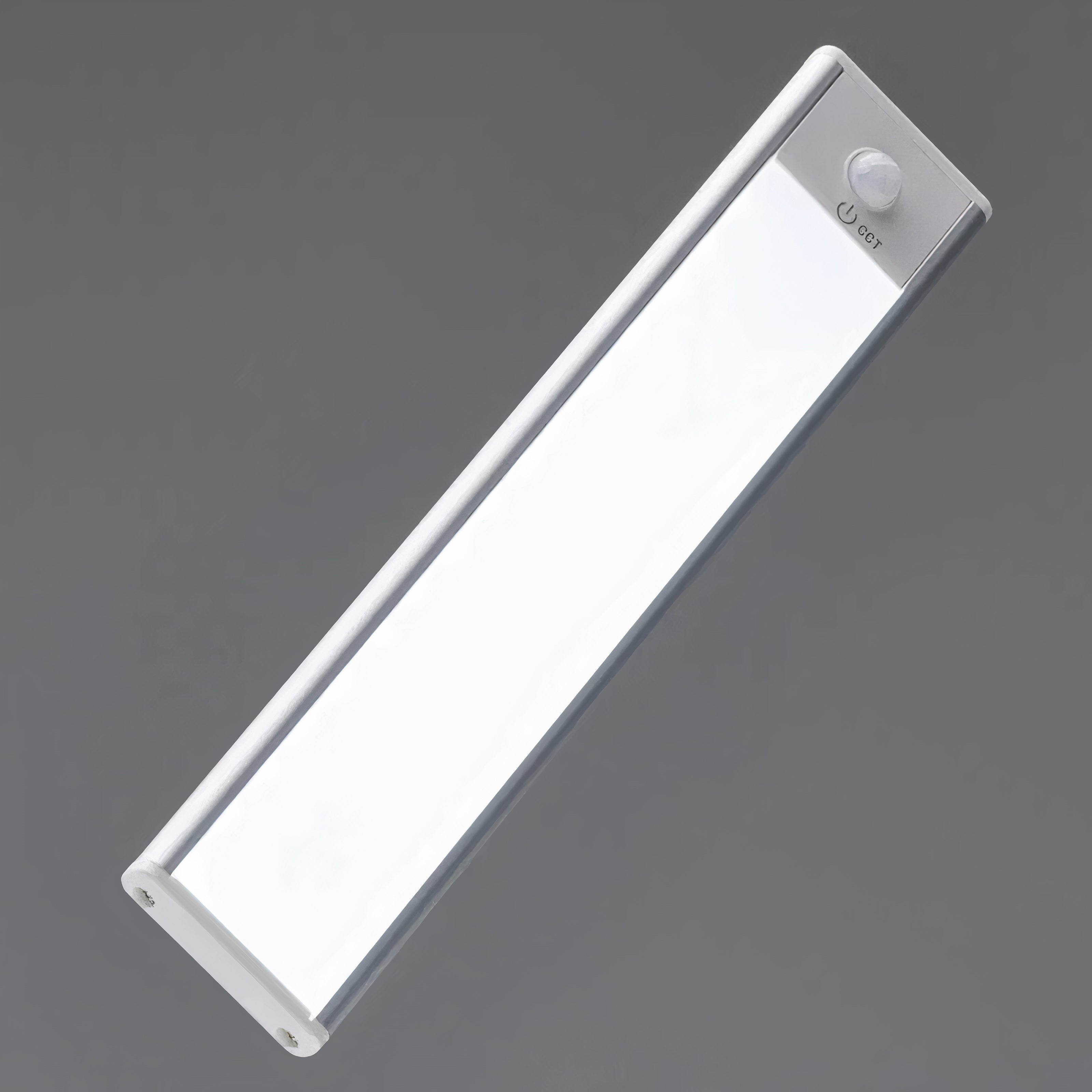 Oplaadbare LED Sensor Kastverlichting 20cm Dimbaar Bewegingssensor Nachtlamp Kast Zwart Zilver Draadloos | Sansoti
