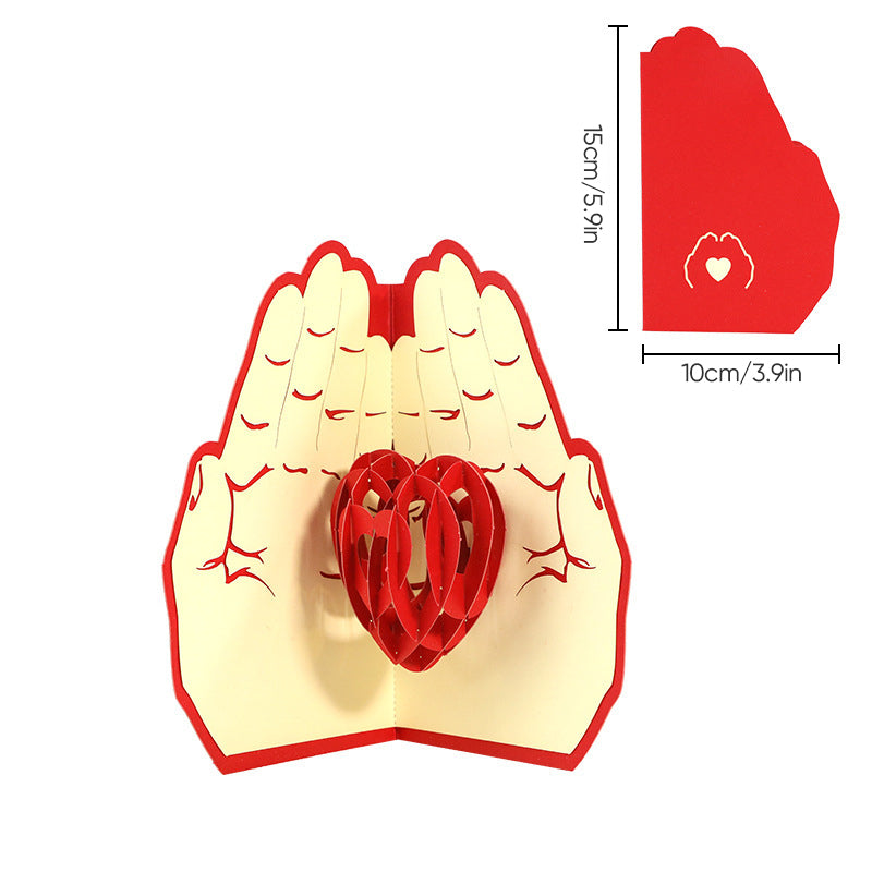3D-Pop-up-Grußkarte mit Blumenmotiv für Muttertag, Geburtstag und Jubiläum - persönliches Geschenk und Grußkarte | Sansoti