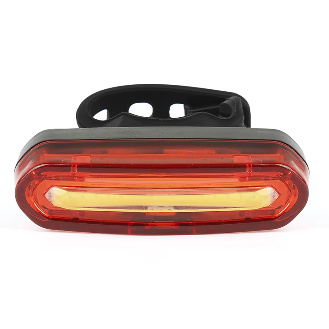 Compacte USB Fietsachterlicht met 200 Lumen & Stroboscoop – Veiligheidslicht voor Nachtritten, 4 Lichtmodi, Waterdicht IPX5 | Sansoti